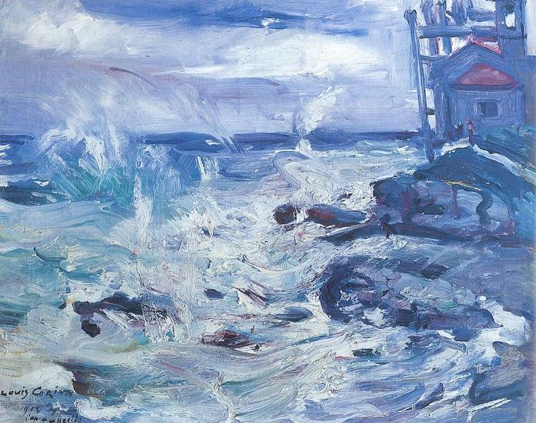 Lovis Corinth Sturm auf Cap Ampeglio oil painting picture